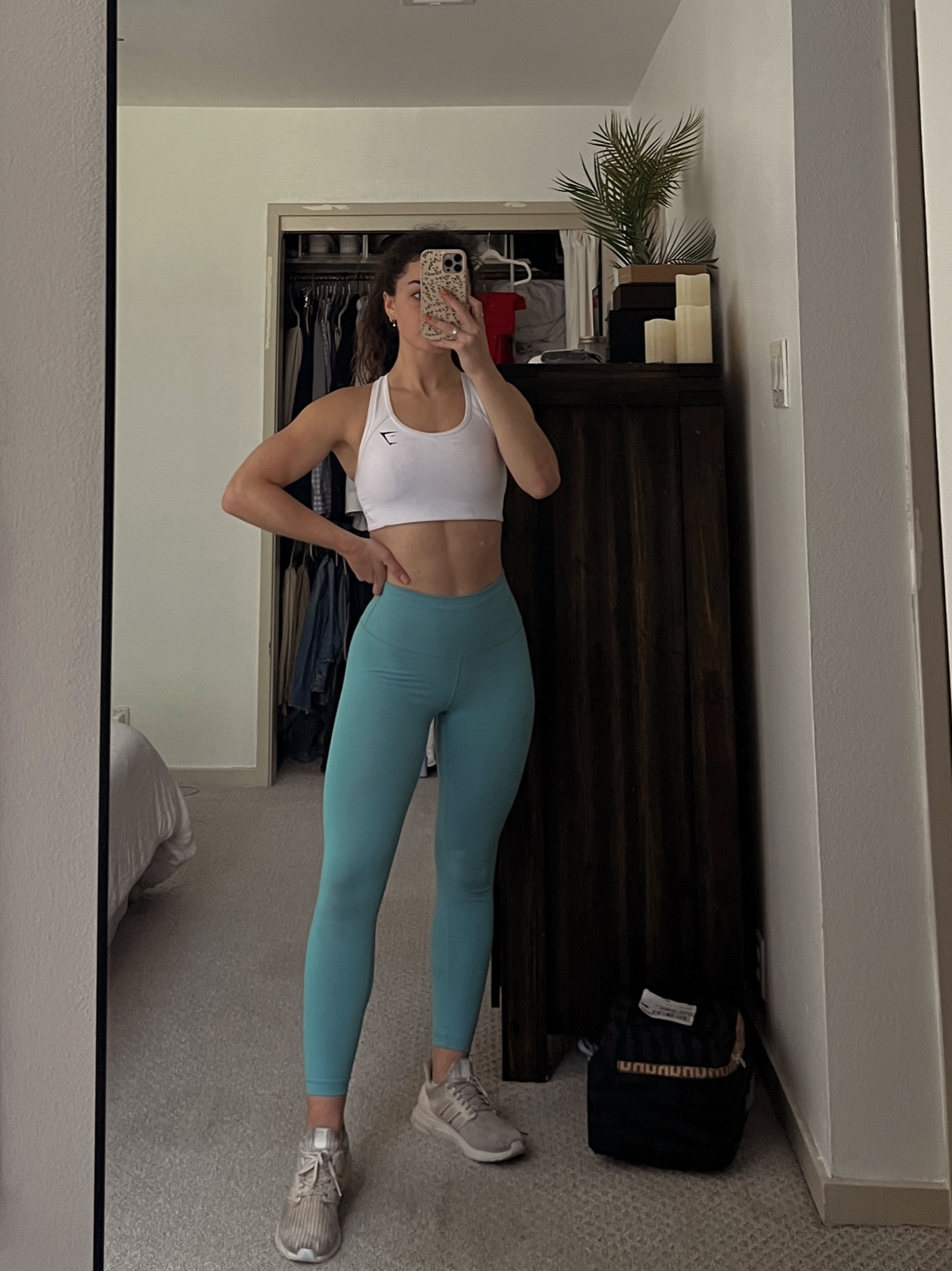 birthday workout ootd 