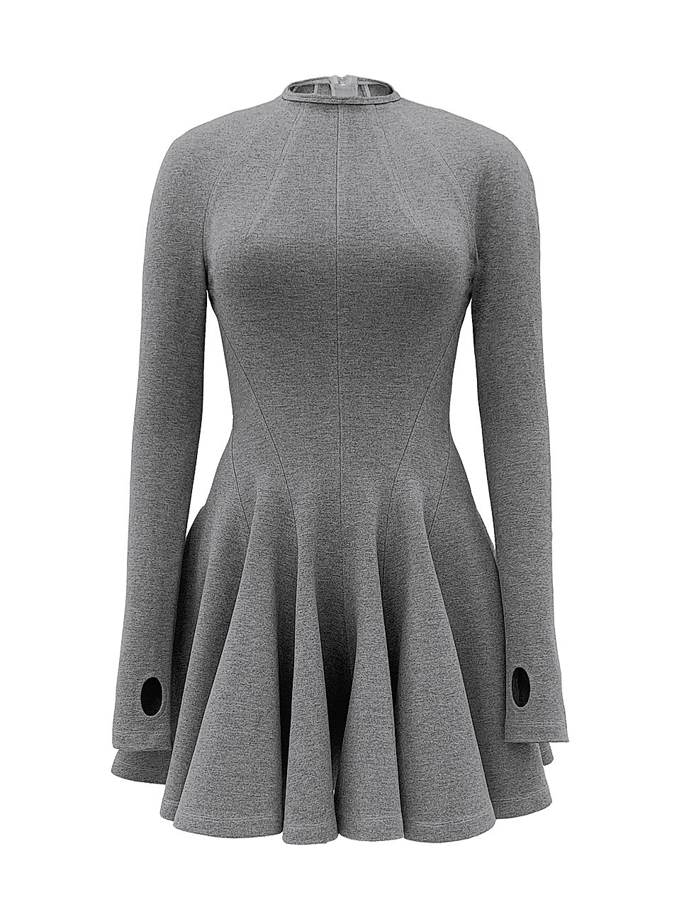 Katt Seamed Fit-&-Flare Dress | Saks Fifth Avenue