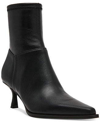 Stasia Kitten-Heel Sock Booties | Macy's