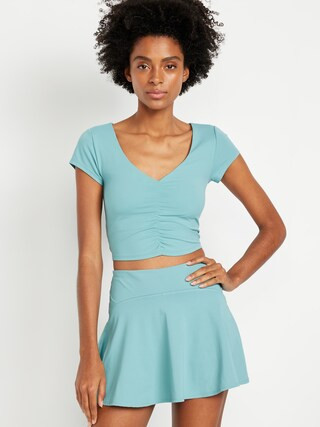 Light Support StudioSmooth Crop Top | Old Navy (US)