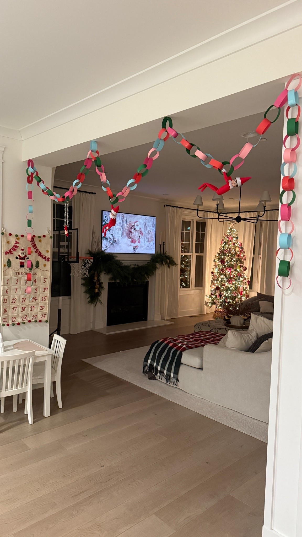 paper chain elf on the shelf idea! such an easy and cute surprise for the kids! linked everything needed for this cute setup  

#LTKmomlife #LTKGiftGuide #LTKHoliday