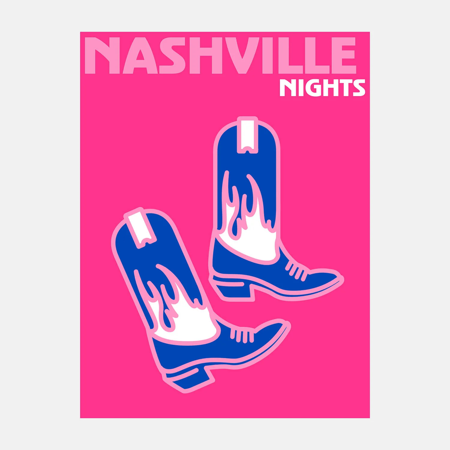 Nashville Nights Print by Julia Santos | Dorm Essentials - Dormify | Dormify