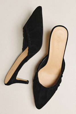 Silent D Crilla Scrunch Kitten Heel Mules | Anthropologie (US)