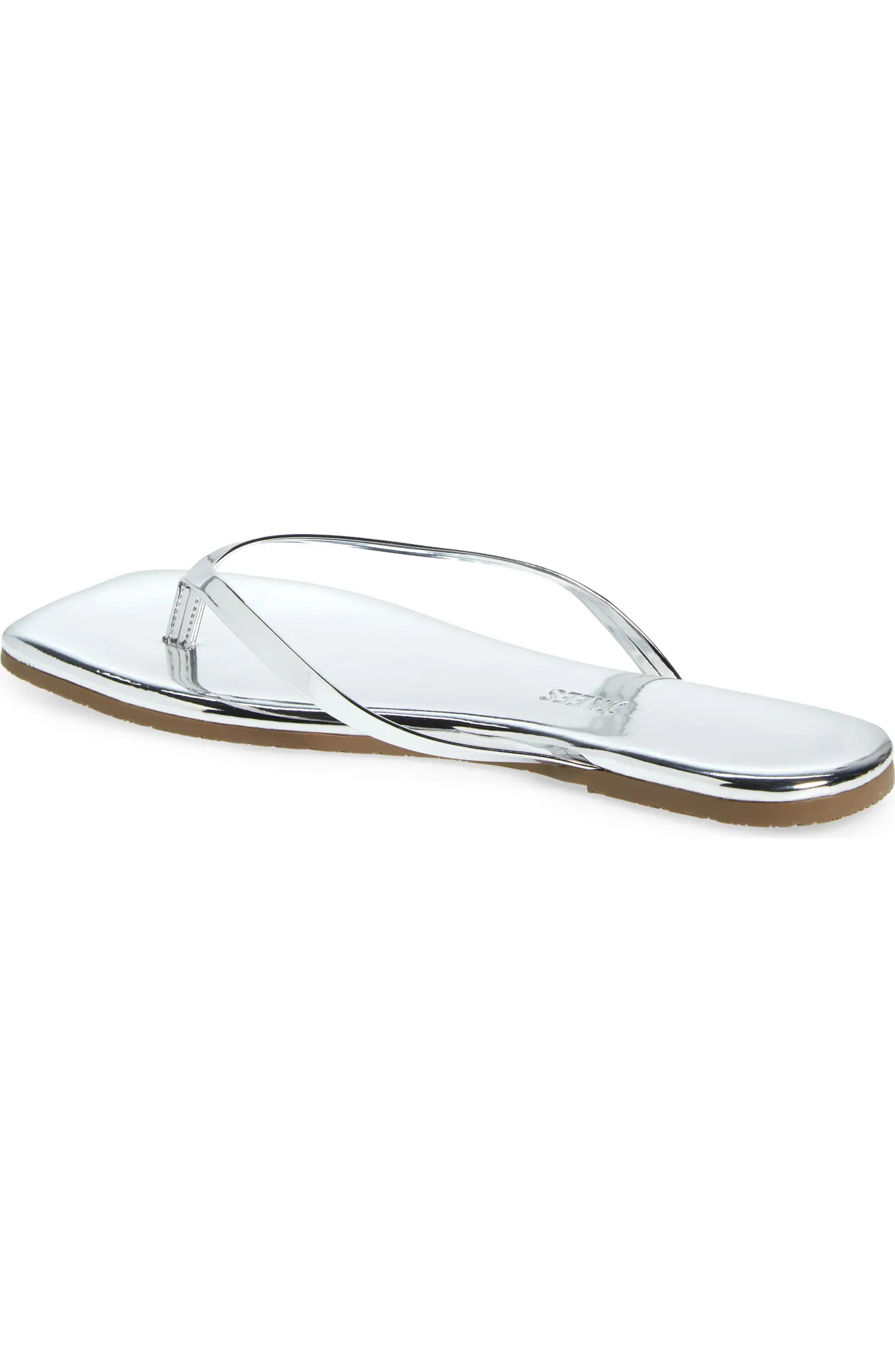 TKEES Lily Mirror Square Toe Flip Flop (Women) | Nordstrom | Nordstrom