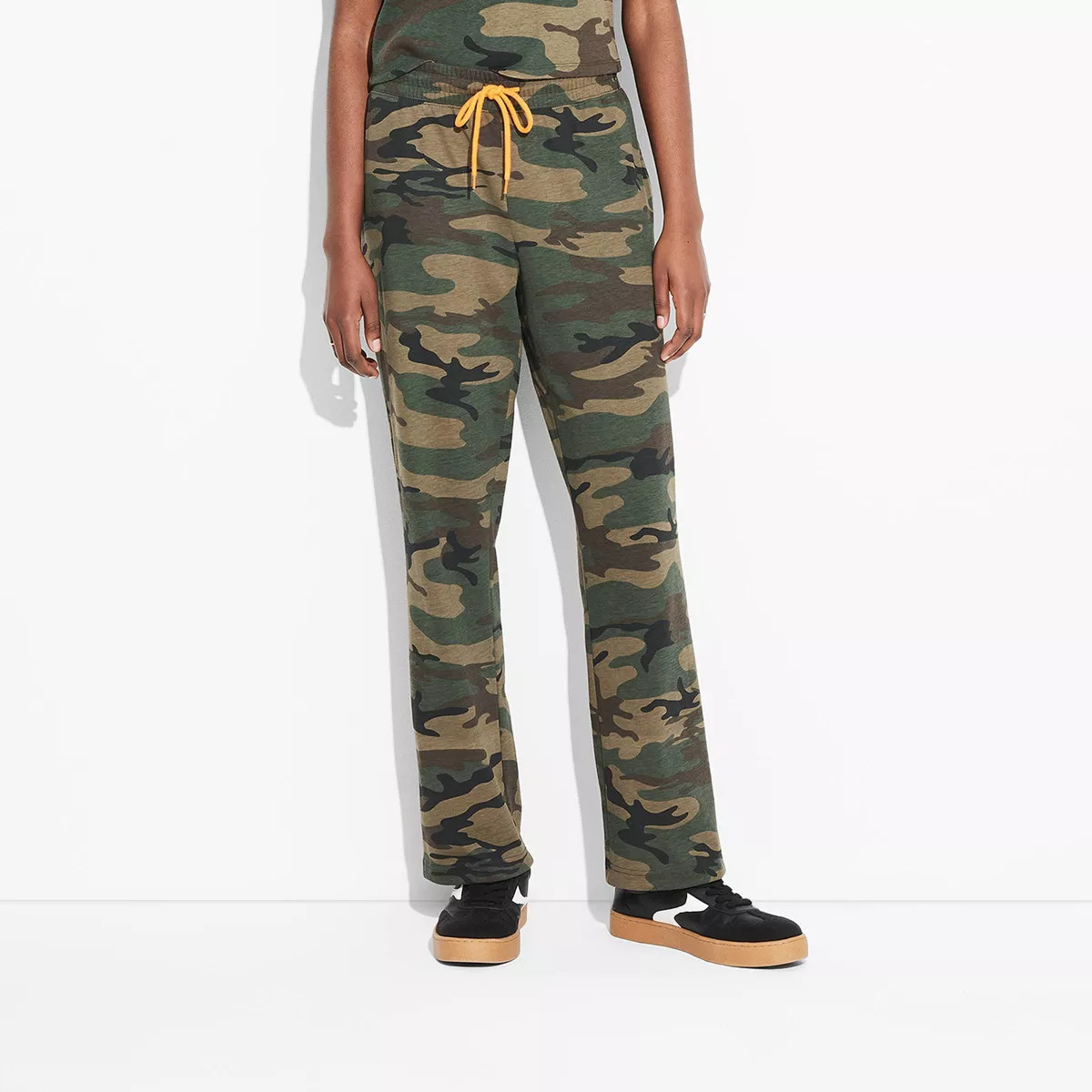 Women's Camo Print Graphic Lounge Pants - Green | Target
