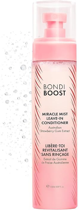 BONDIBOOST Miracle Mist Leave In Conditioner [5.07 Fl Oz], 2-in-1 Heat Protection Spray for Styling + Lightweight Mist for Detangling Glass Hair, Biotin & Strawberry Extract, Sulfate/Paraben Free | Amazon (US)