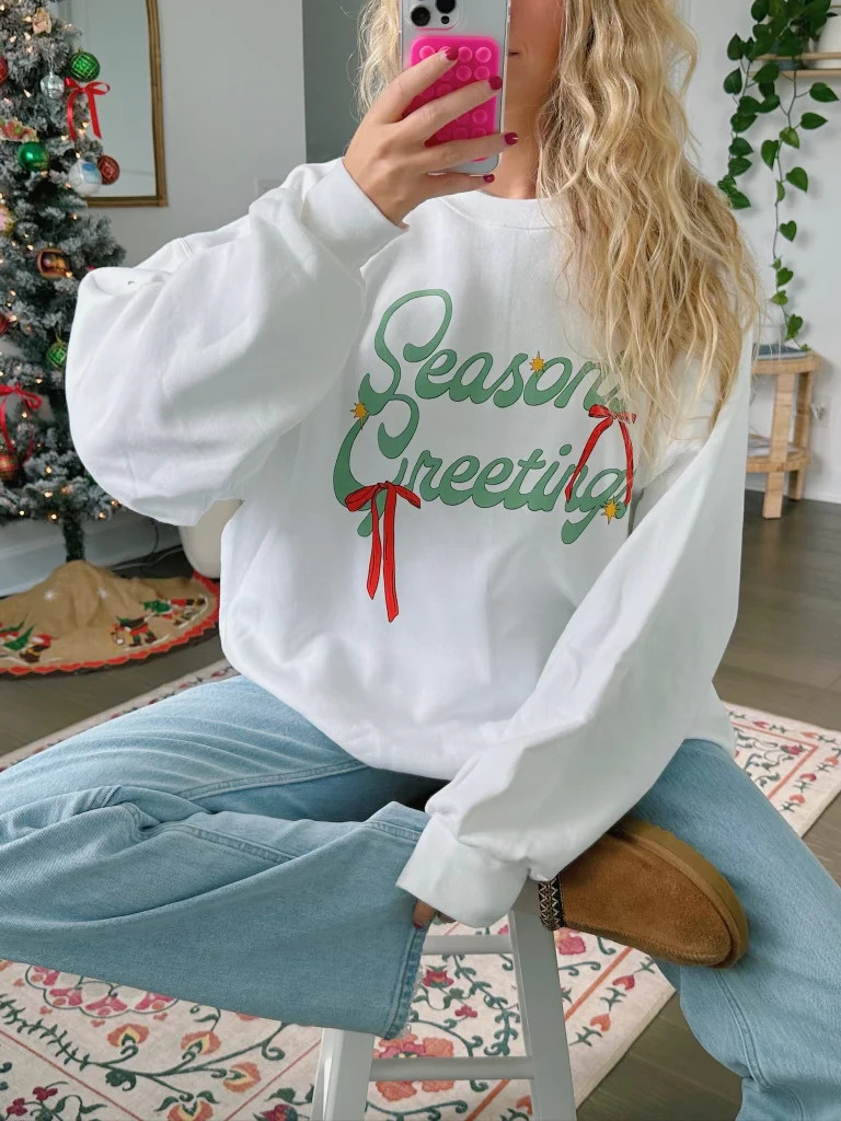 Seasons Greeting Crewneck | The Beach Club Shop