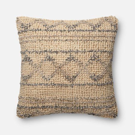 ED Ellen DeGeneres Crafted by Loloi P4026 Blue / Natural Throw Pillow Cover | Walmart (US)