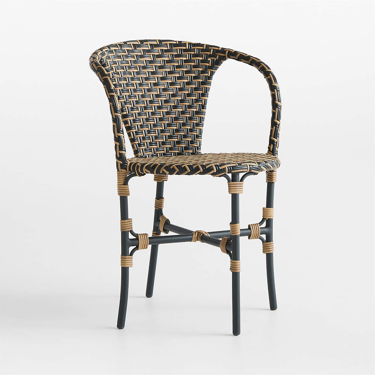 Palazzo Wicker Outdoor Dining Chair | Crate & Barrel | Crate & Barrel