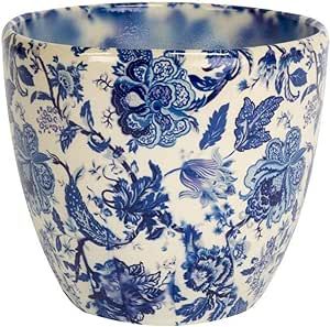 Ivyline Monza D13 cm – Vintage Flower Pot, Blue – One Size | Amazon (US)