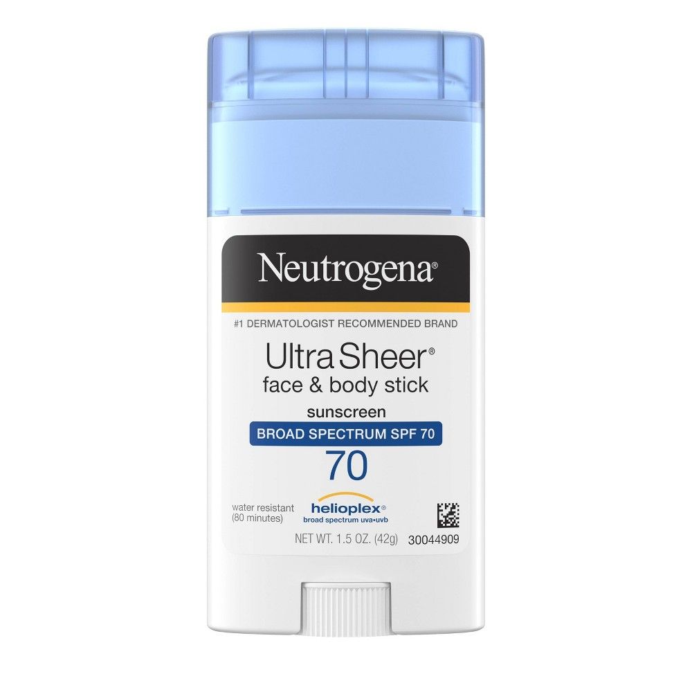 Neutrogena Ultra Sheer Non-Greasy Sunscreen Stick - SPF 70 - 1.5oz | Target