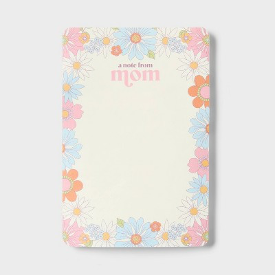 Mother's Day Large Sticky Notepad Flower 80 Pages - Spritz™ | Target