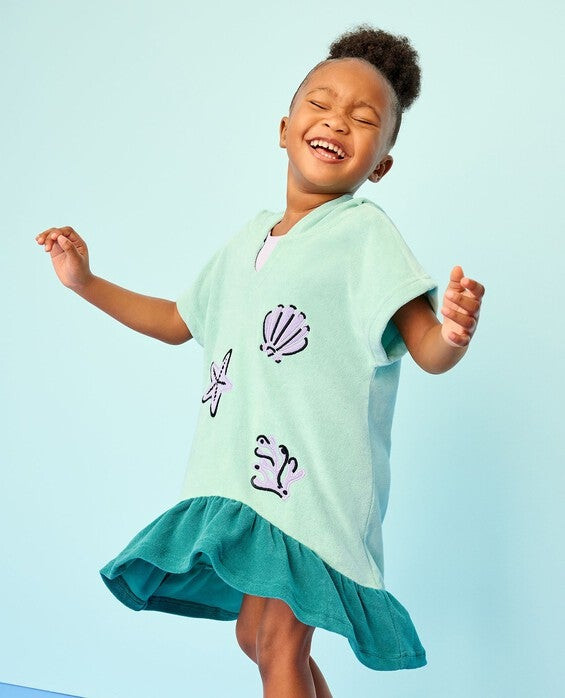 Women's Disney Princess Ariel Loop Terry Hoodie Cover Up, Ariel - Size Adult XS by Hanna Andersson | Hanna Andersson