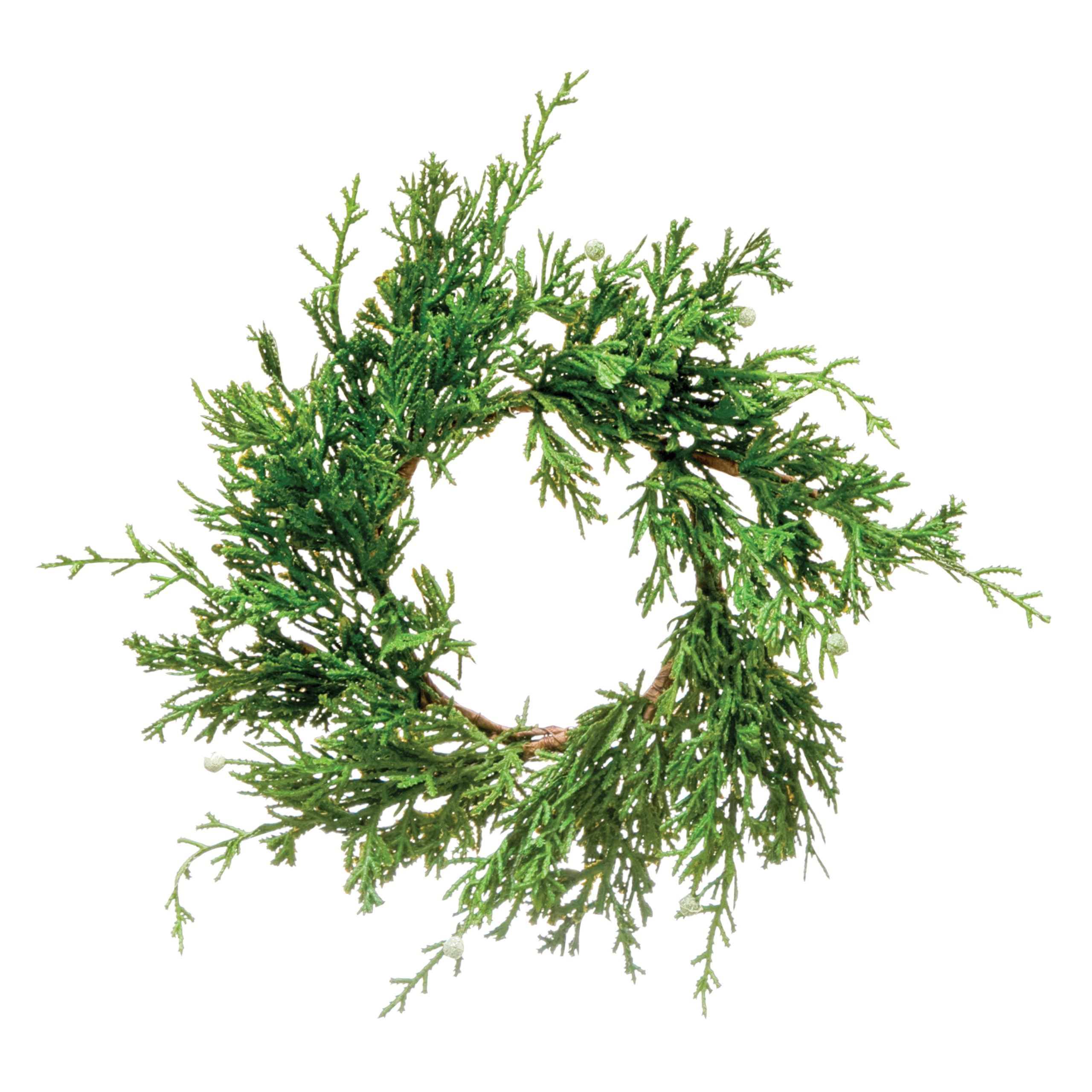 Creative Co-Op Faux Juniper Wreath | Amazon (US)