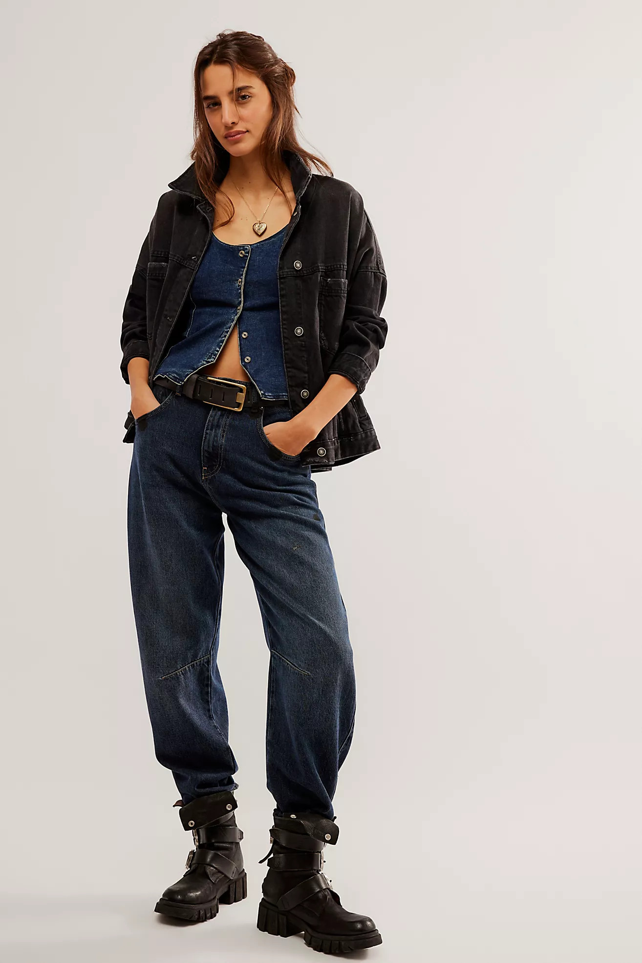 We The Free Opal Swing Denim Jacket | Free People (Global - UK&FR Excluded)