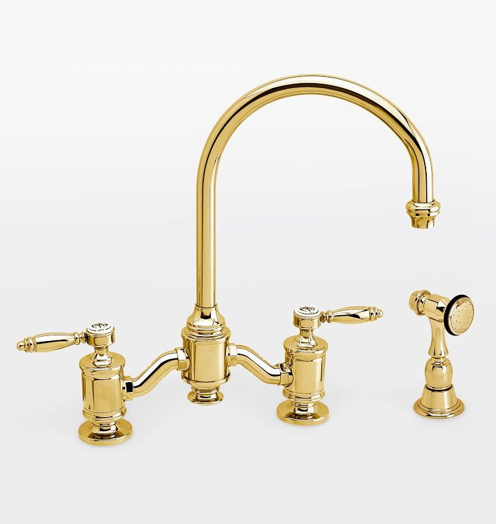 Hampton Bridge Kitchen Faucet | Rejuvenation
