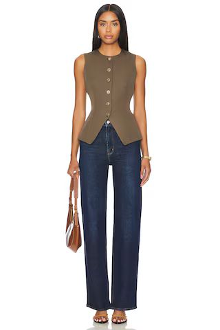 SNDYS x REVOLVE Emiliana Top in Khaki from Revolve.com | Revolve Clothing (Global)