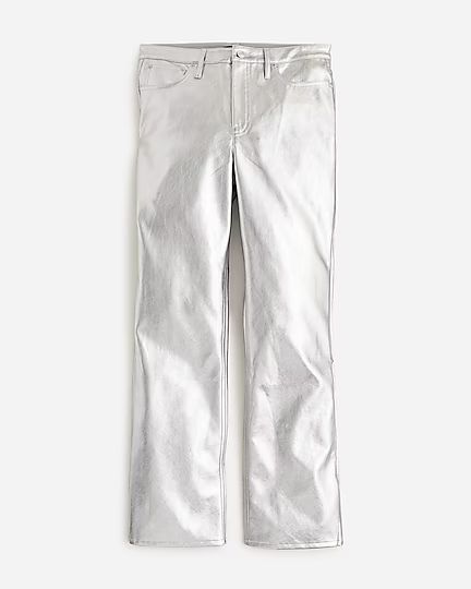 newTall slim demi-boot pant in metallic faux leather | J.Crew US