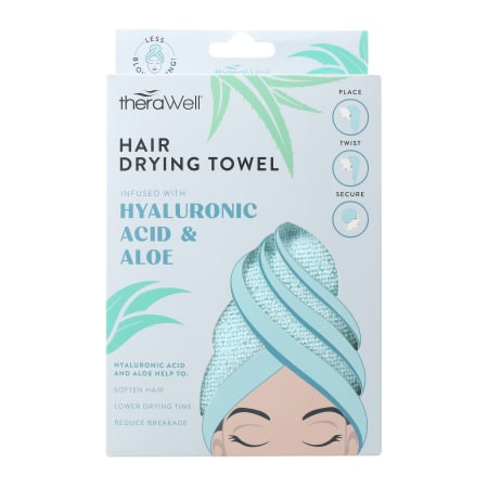 Therawell® Twirly Hair Drying Towel - Hyaluronic Acid & Aloe | Five Below