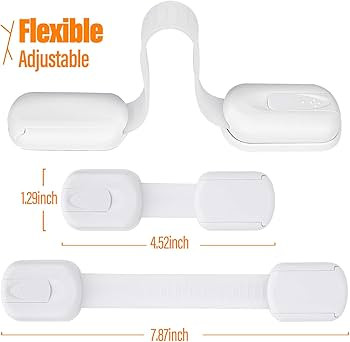 Child Safety Cabinet Locks - (10 Pack) Baby Proofing Latches to Drawer Door Fridge Oven Toilet Se... | Amazon (US)