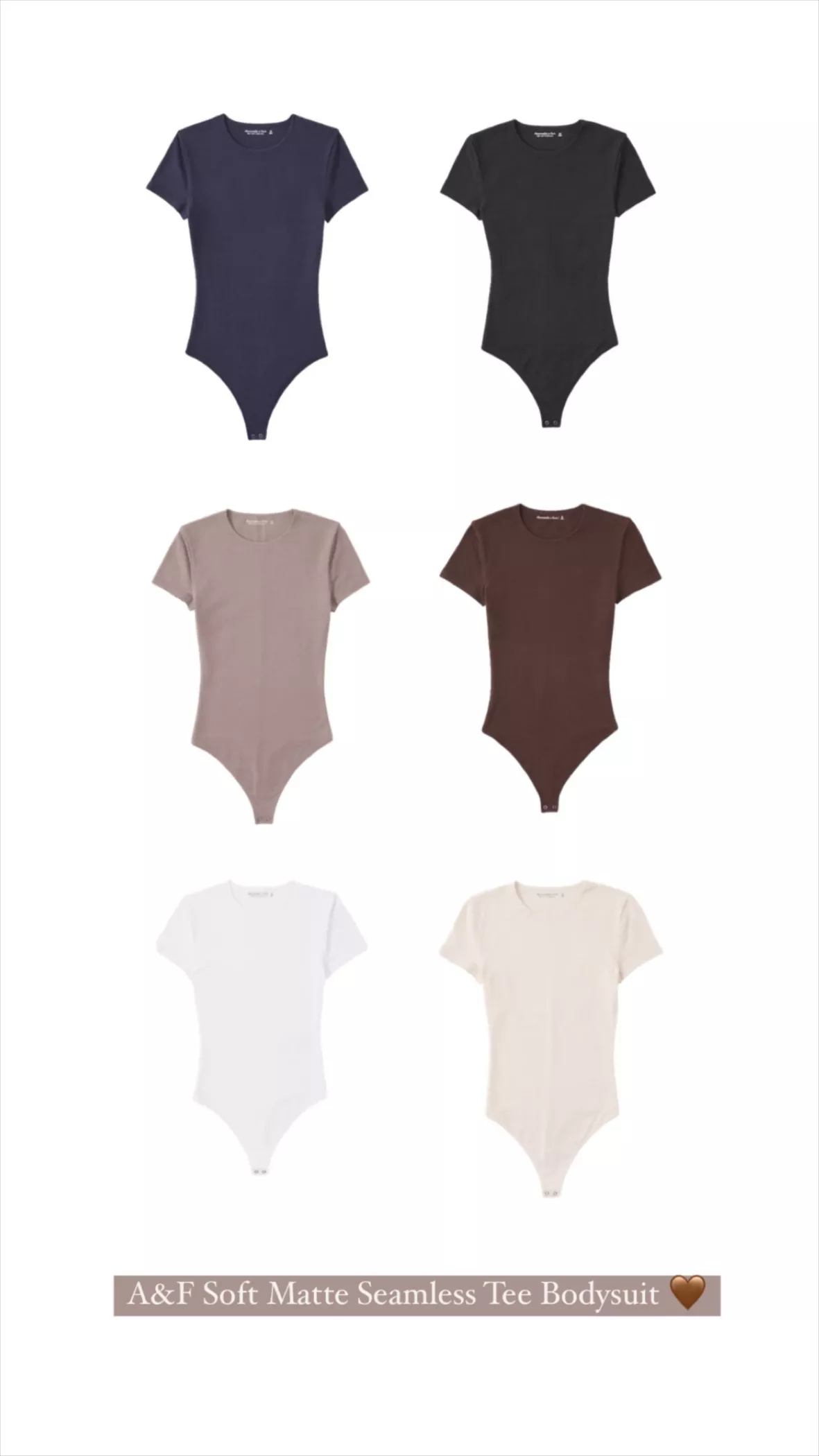 Women's Short-Sleeve Cotton-Blend Seamless Fabric Crew Bodysuit