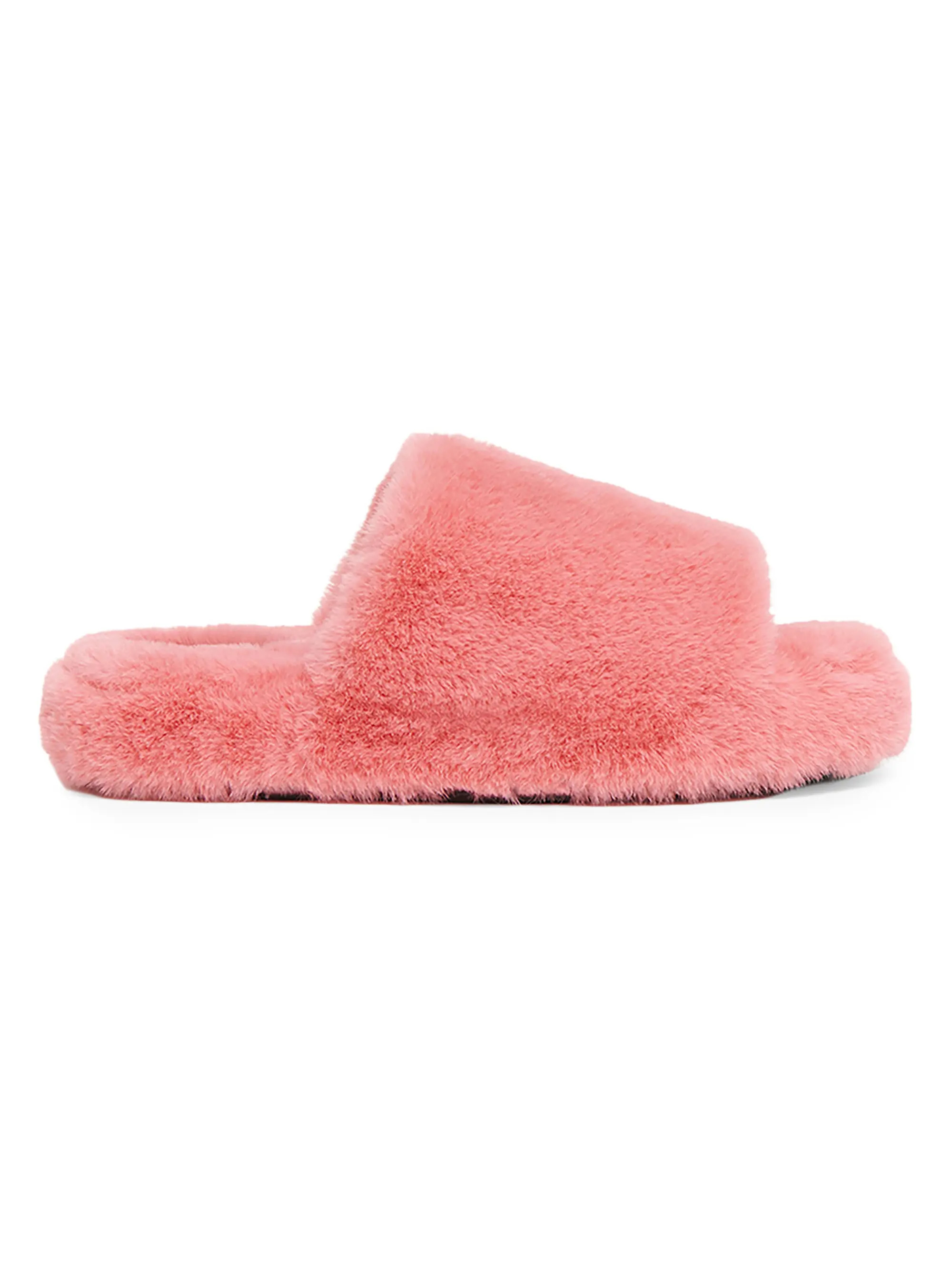 Dillon Faux Fur Slides | Saks Fifth Avenue