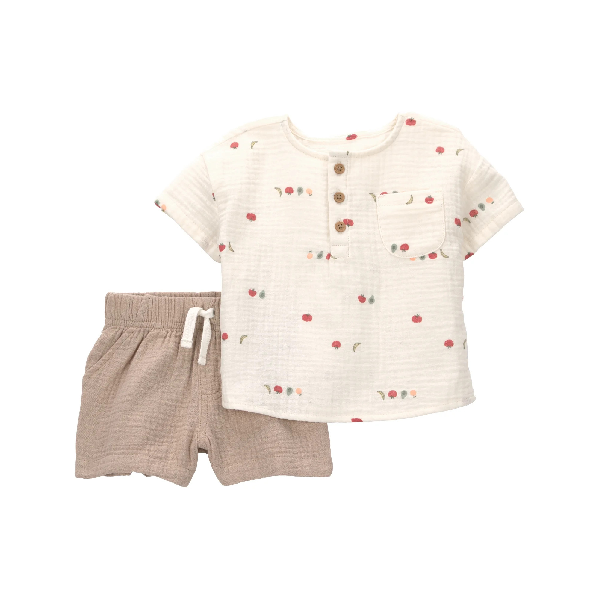 Carter's Child of Mine Baby Boy Outfit Set, 2-Piece, Sizes 0/3-24 Months | Walmart (US)