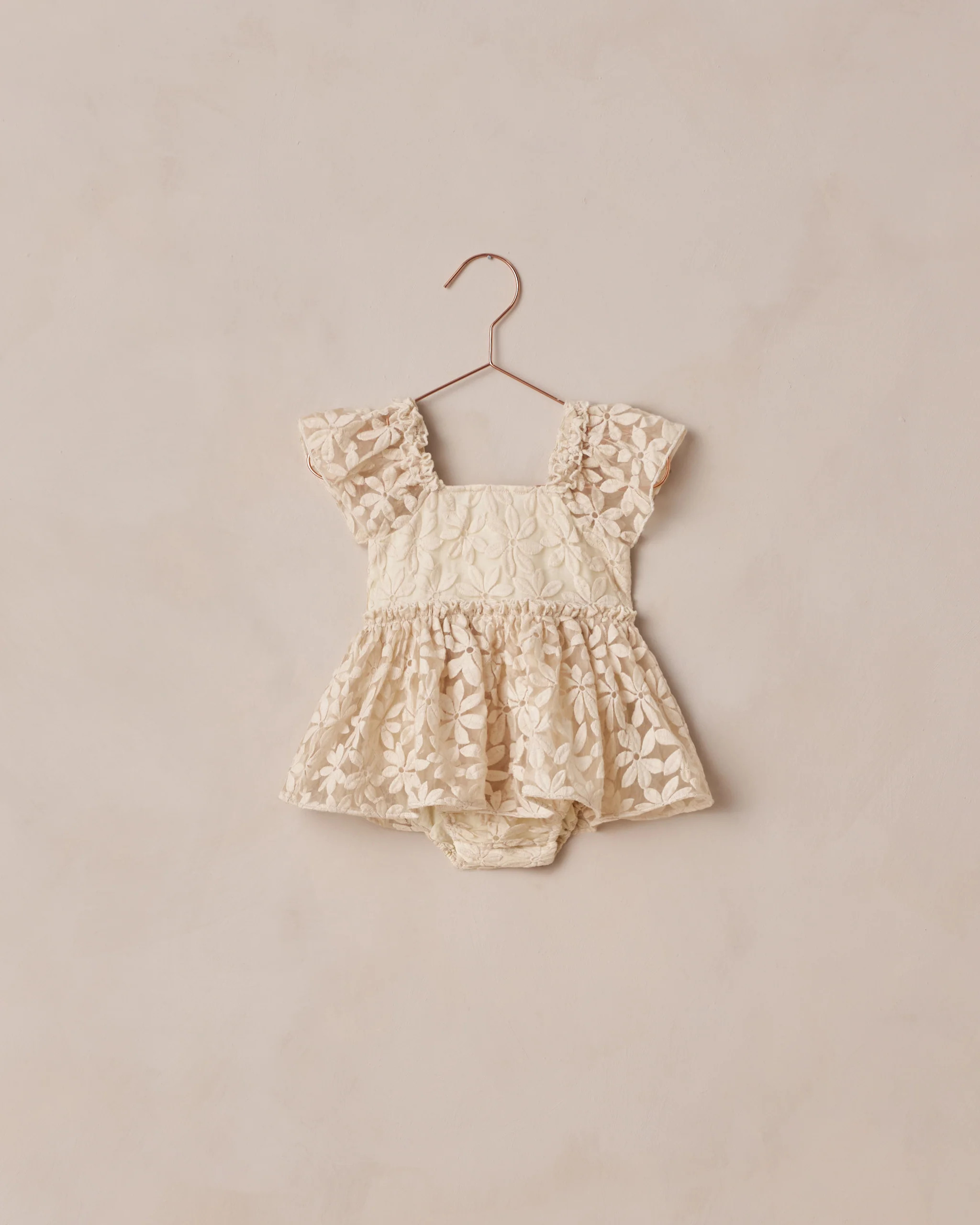 Margot Romper | Embroidered Daisy | Rylee + Cru