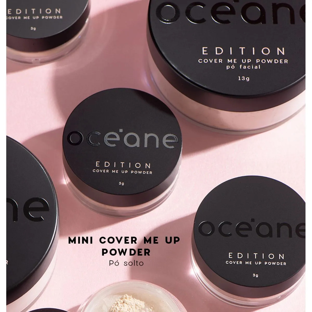 Mini Pó Translúcido Solto - Cover Me Up Powder Océane Edition 3g - Maquiagens e cosméticos Oc... | Oceane (BR)