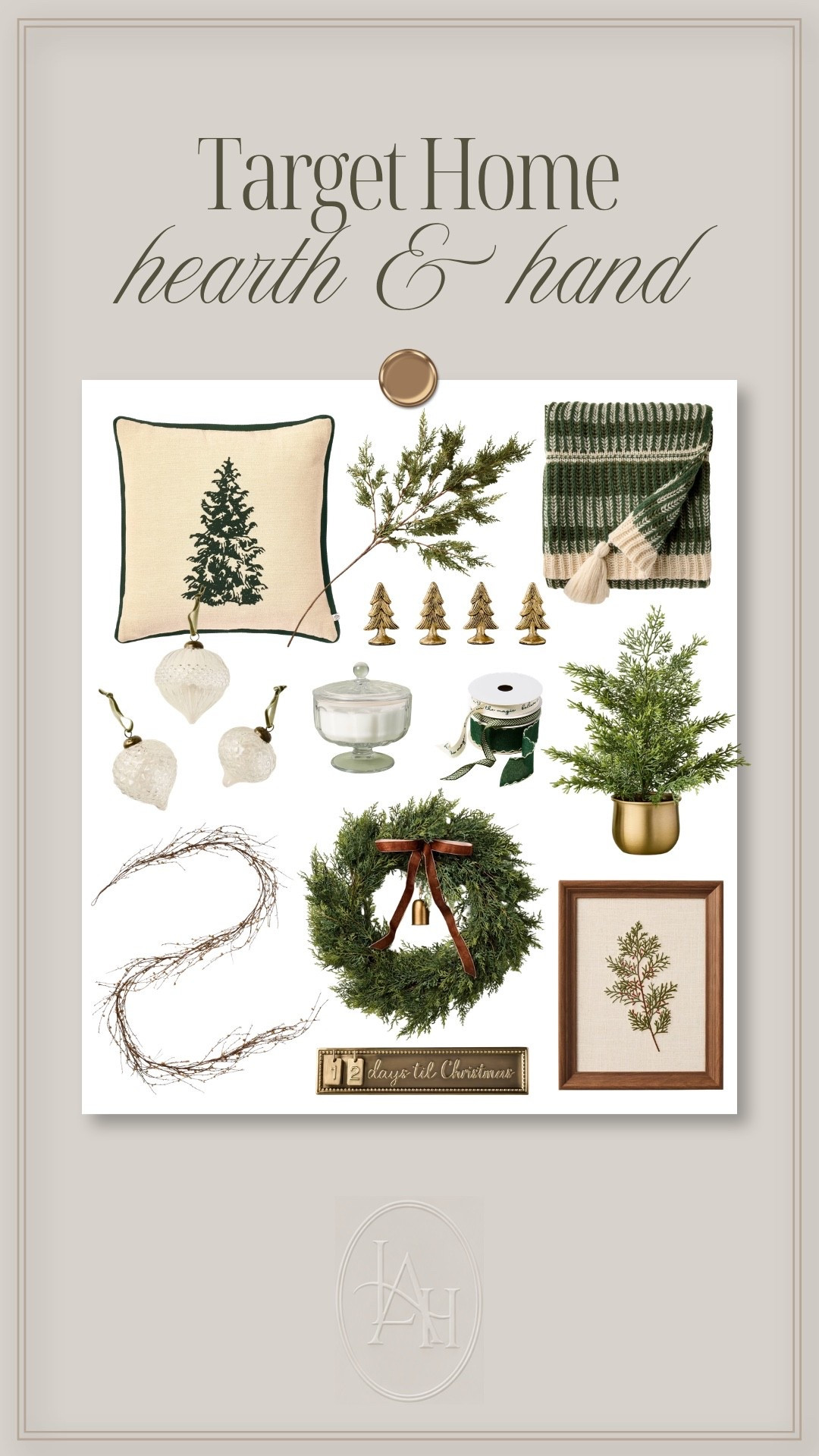 Hearth & Hand x Target is releasing their holiday collection this Sunday, 10/4!! Shop the coziest and most charming pieces for the holiday season. Ornaments, decor, blankets and pillows, wreaths, art, and more!

#LTKHome #LTKSeasonal
