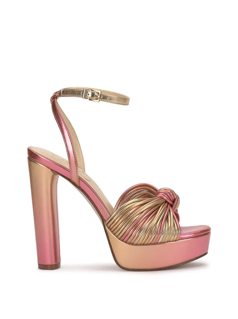 Immie Platform Sandal in Gold & Pink Ombre | Jessica Simpson E Commerce