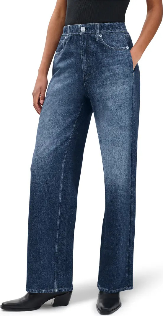 rag & bone Miramar Wide Leg Cotton Terry Sweatpant Jeans | Nordstrom | Nordstrom