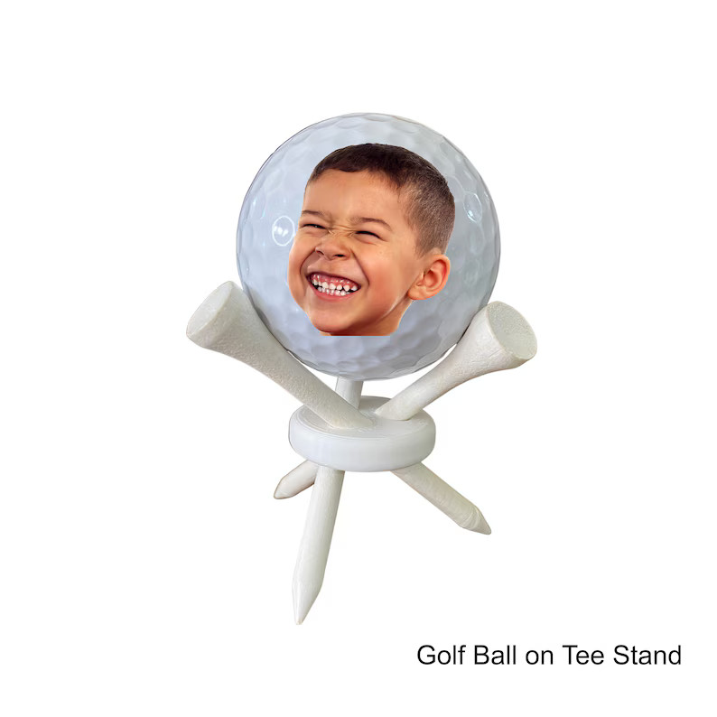 Personalized Golf Gifts for the Holidays, Your Child's Face on a Golf Ball, Unique Gift for Golfe... | Etsy (US)
