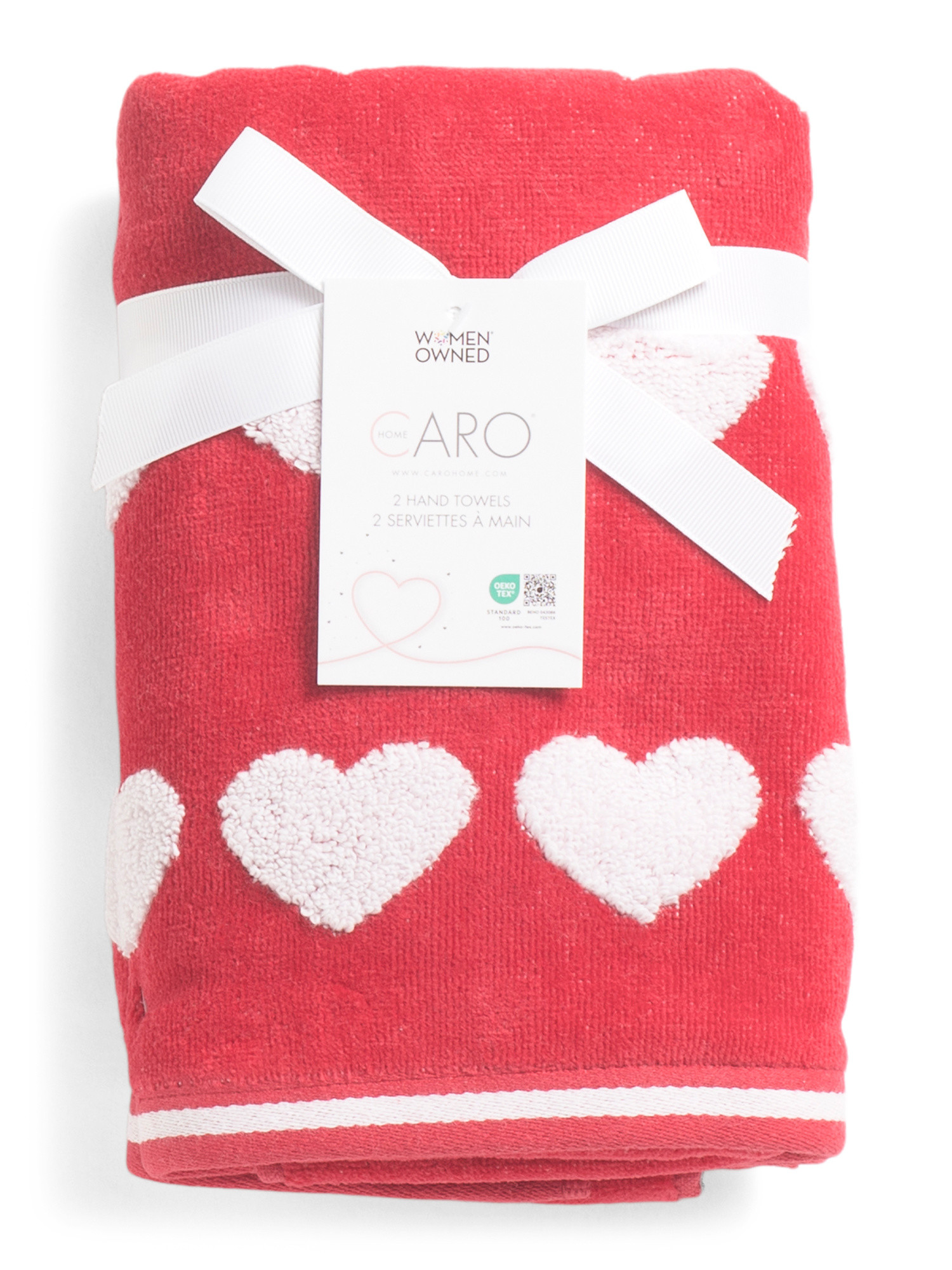 2pk  Hearts Hand Towels | Marshalls