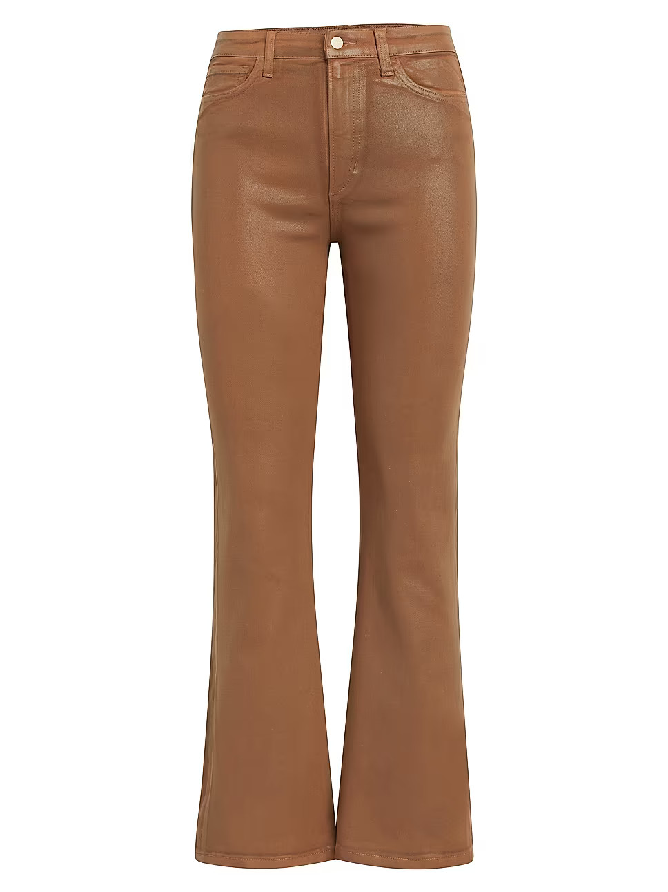 Callie High-Rise Coated Boot-Cut Jeans | Saks Fifth Avenue