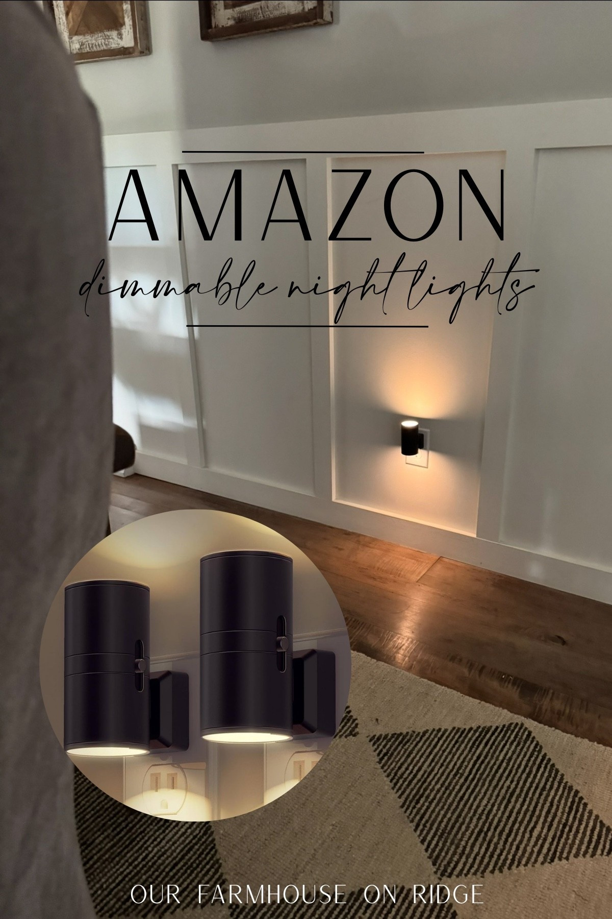 These lights will transform your whole house! 
Amazon, Amazon finds, night lights, dimmable, black matte, sale alert

#LTKHome #LTKFamily #LTKFindsUnder100