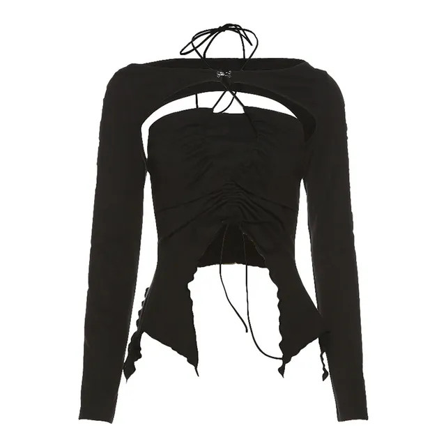 Sugarcoat - Set: Halter Camisole  + Long-Sleeve Shrug | YesStyle Global