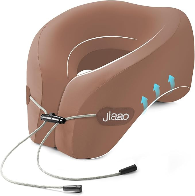 Travel Neck Pillow - Pain Relief & Comfortable Sleep on Cars, Trains & Planes - Memory Foam Advan... | Amazon (US)