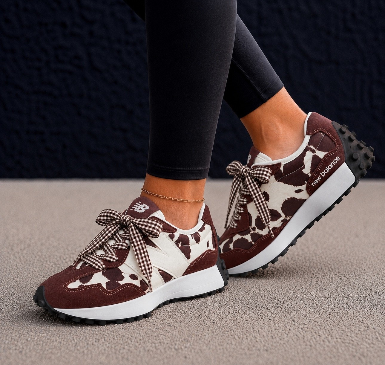 new balance 327 🤎🐄

These instantly elevate any casual outfit and pair perfectly with leggings, denim, or an oversized sweatshirt for that effortless, Pinterest inspired look.

✨ Sizing: Runs true to size. If you’re between sizes or prefer a little extra room, go up a half size. I’m wearing my true size.