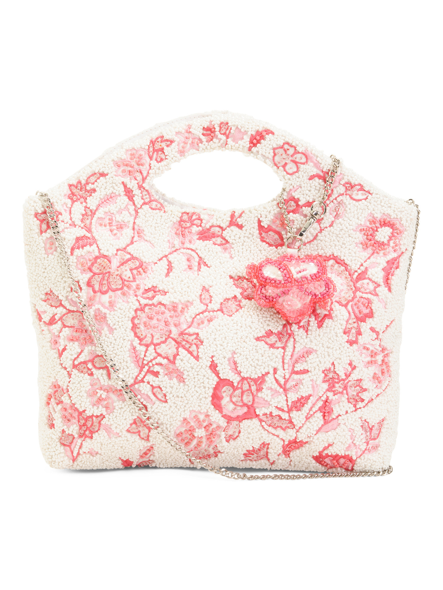 Toile Treasure Beaded Clutch | TJ Maxx