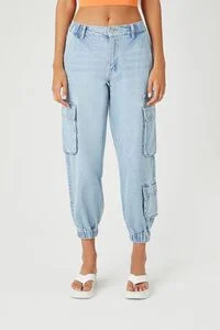 Cargo Denim Joggers | Forever 21 (US)