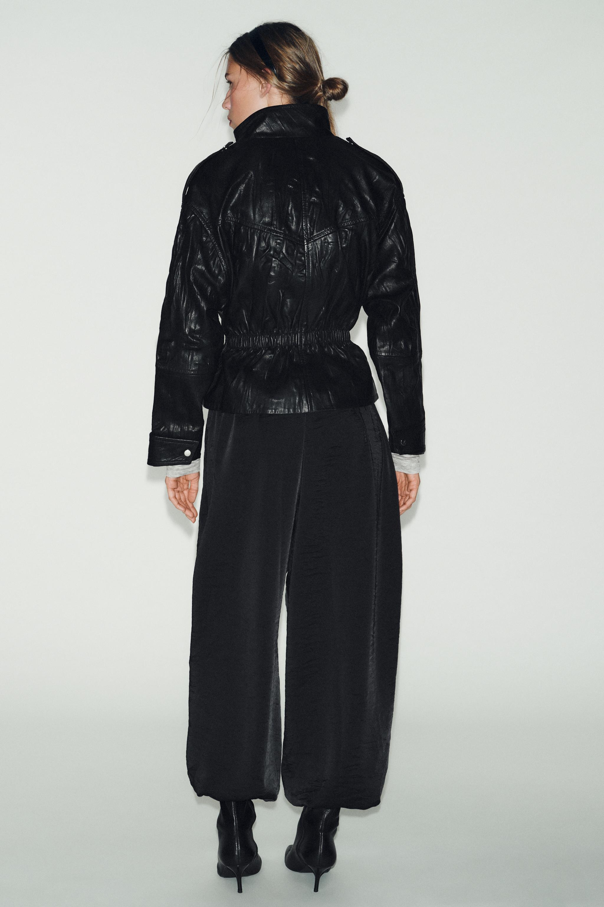 SATIN EFFECT PANTS | Zara US