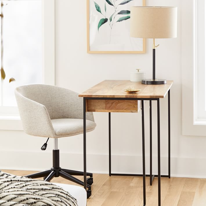 Deacon Swivel Office Chair | West Elm (US)