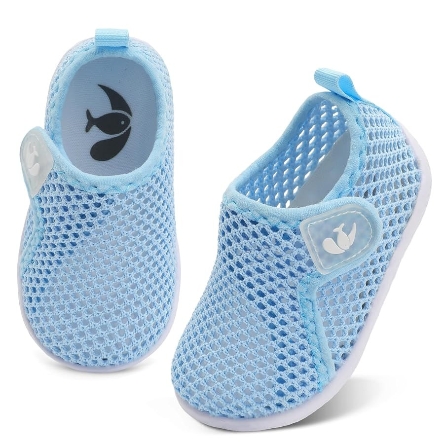FEETCITY Boys Girls Water Shoes Kids Aqua Socks Quick Dry Barefoot for Beach Swimming Pool | Amazon (US)