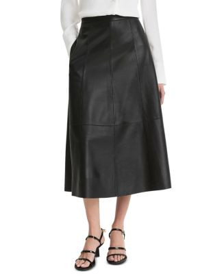 Leather Midi Skirt | Bloomingdale's (US)