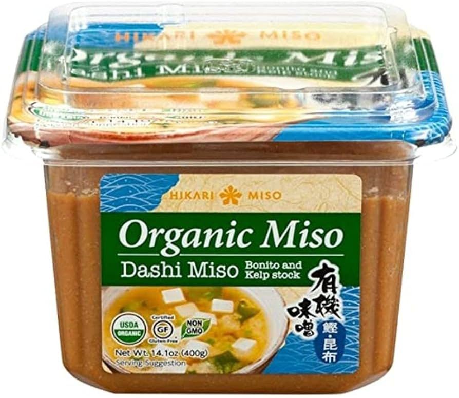 Hikari Organic Dashi Miso Paste, Bonito and Kelp Stock, 14.1 oz | Amazon (US)