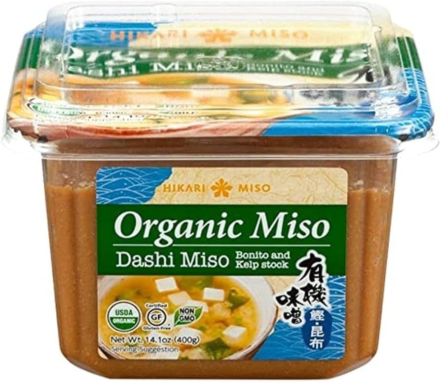 Hikari Organic Dashi Miso Paste, Bonito and Kelp Stock, 14.1 oz | Amazon (US)