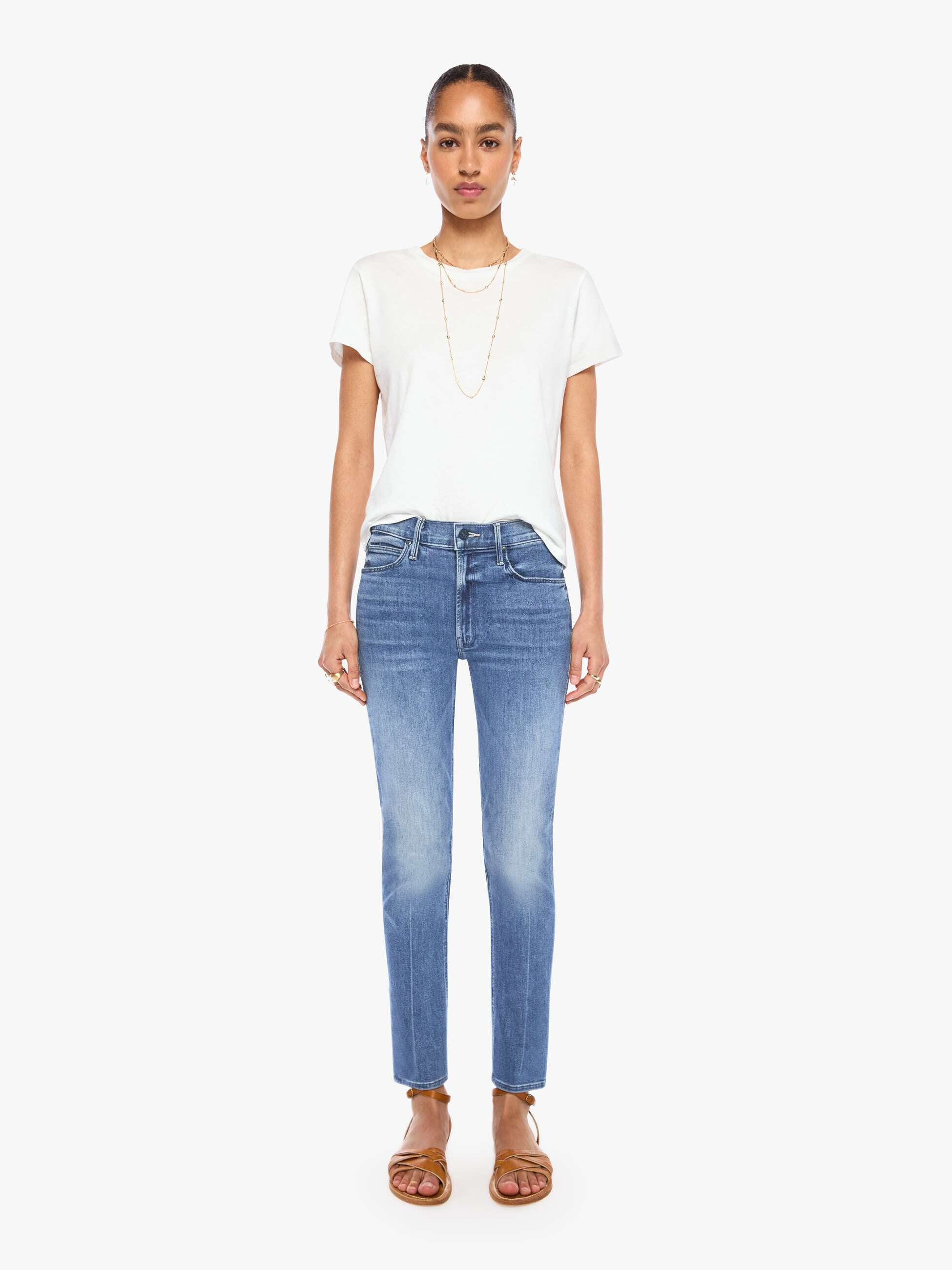 THE MID RISE DAZZLER ANKLE WE THE ANIMALS | Mother Denim