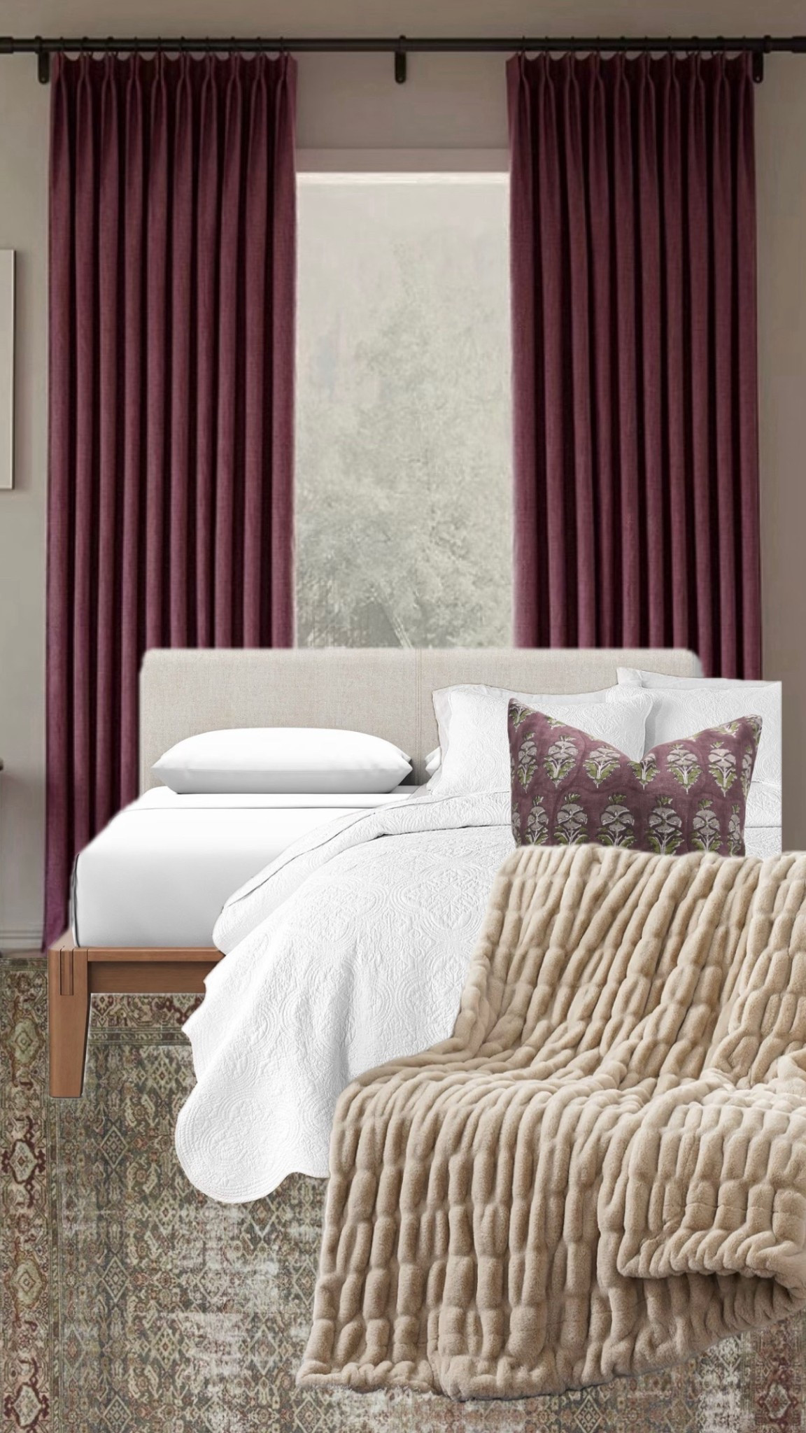 Primary bedroom refresh moodboard  ~ Follow along to see final look! #bedroommoodboard #primarybedroom #plum #purplelove 

#LTKHome #LTKValentine #LTKmomlife