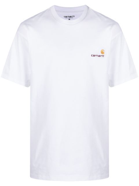 Carhartt WIP T-Shirt Mit American Script-Stickerei - Farfetch | Farfetch (DE)